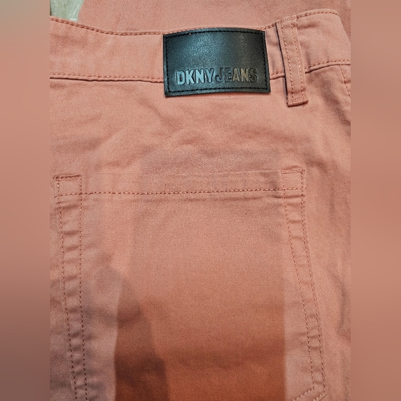 DKNY Jeans Women’s Slim Stretch Pants Rust Red Size 29 - Picture 8 of 11